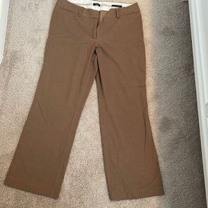 Loft Julie Trousers pants. Camel. size 12P